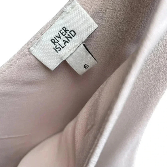 River Island Cream Sleeveless Blouse - Picture 4 of 7